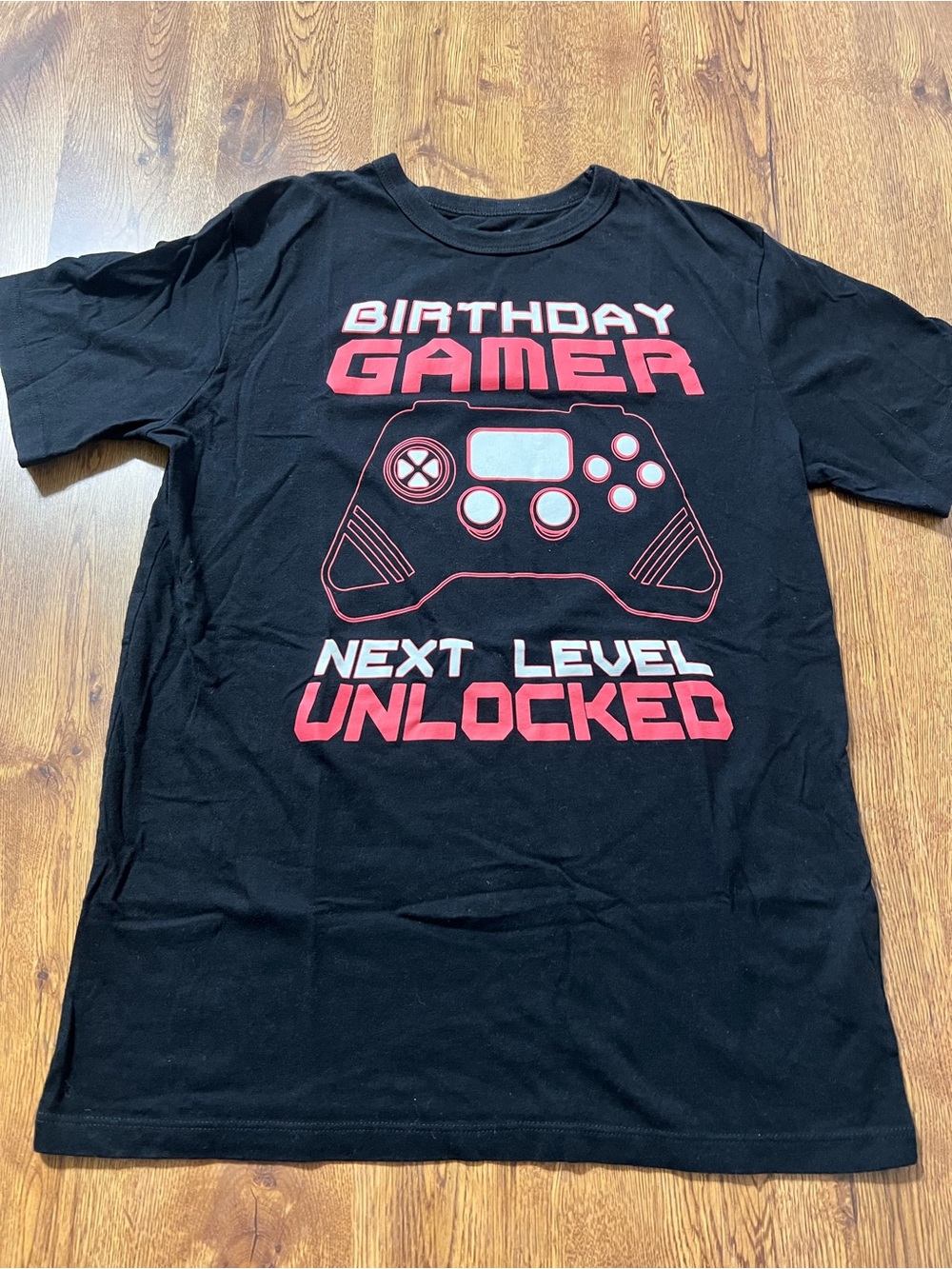 The Children's Place Kids Gamer Birthday T-Shirt Size L 10/12